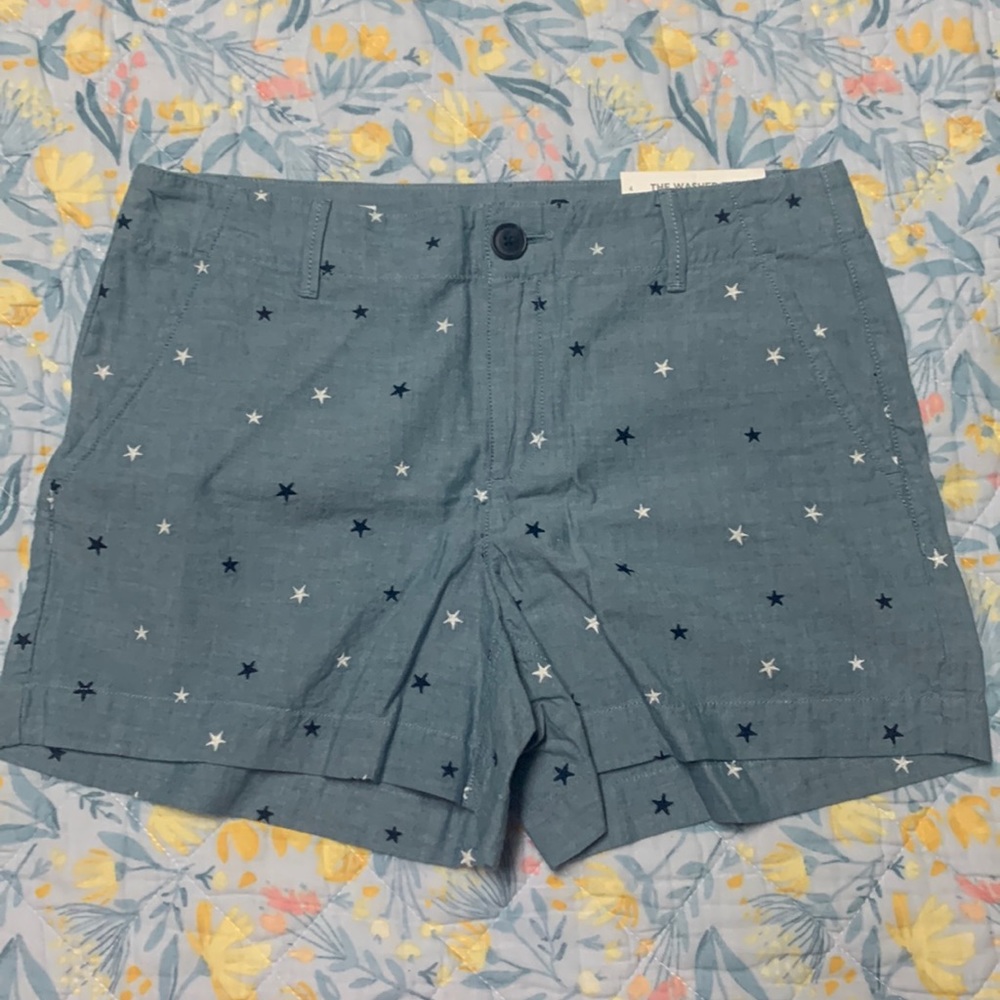 Loft Chambray Chino Shorts
